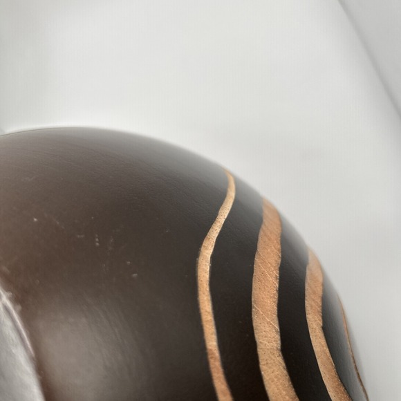 Handmade Wooden Bowl 5 inch Thai Carved Large Bowl Not Wash Or Airtight - Picture 11 of 12